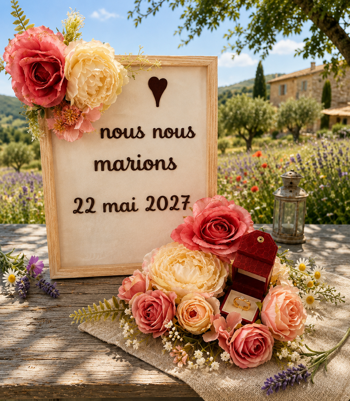 Bienvenue à notre mariage
